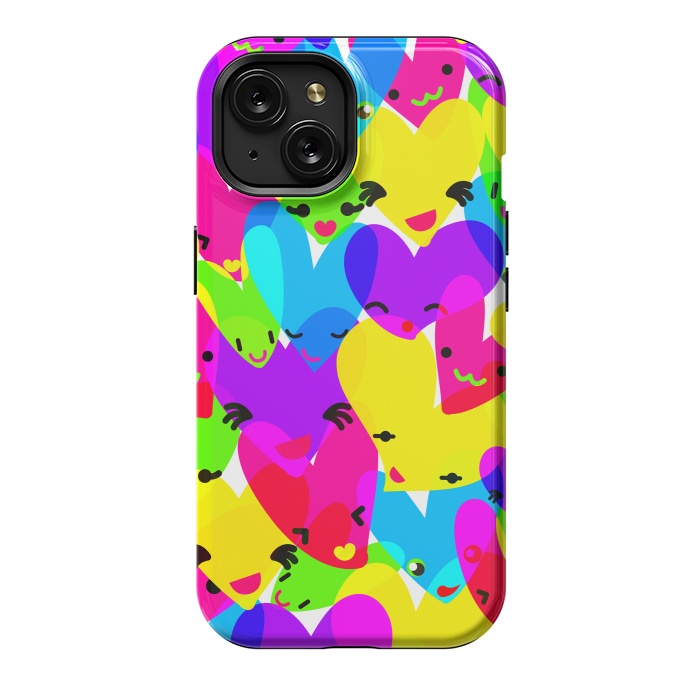 iPhone 15 StrongFit Sweet Hearts by MaJoBV