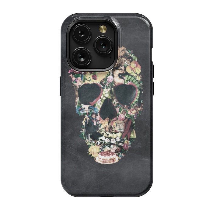 iPhone 15 Pro StrongFit Vintage Skull by Ali Gulec