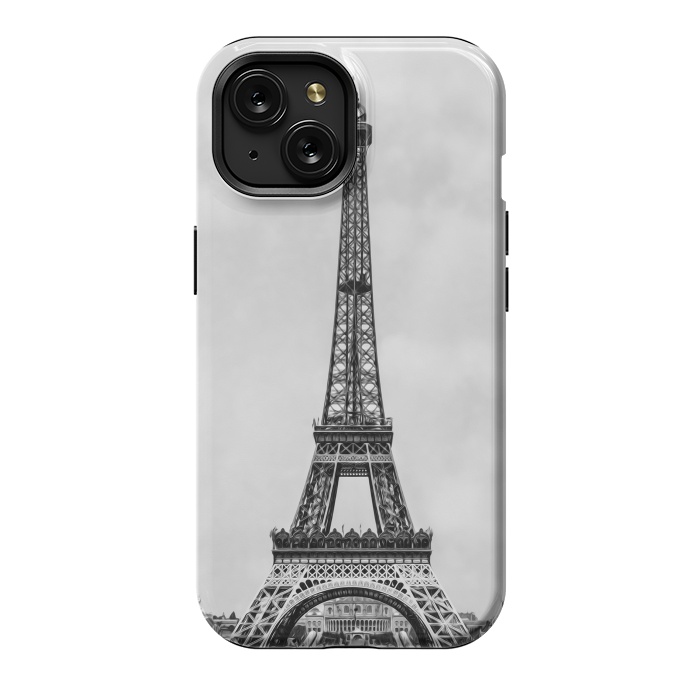 iPhone 15 StrongFit Tour Eiffel Retro by Bruce Stanfield