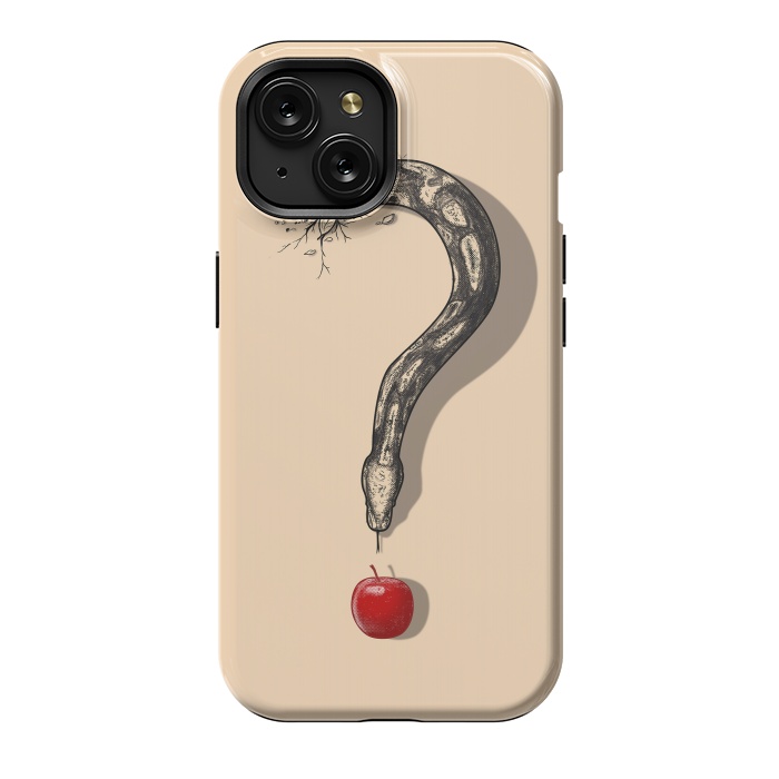 iPhone 15 StrongFit Curious Temptation by Nicebleed