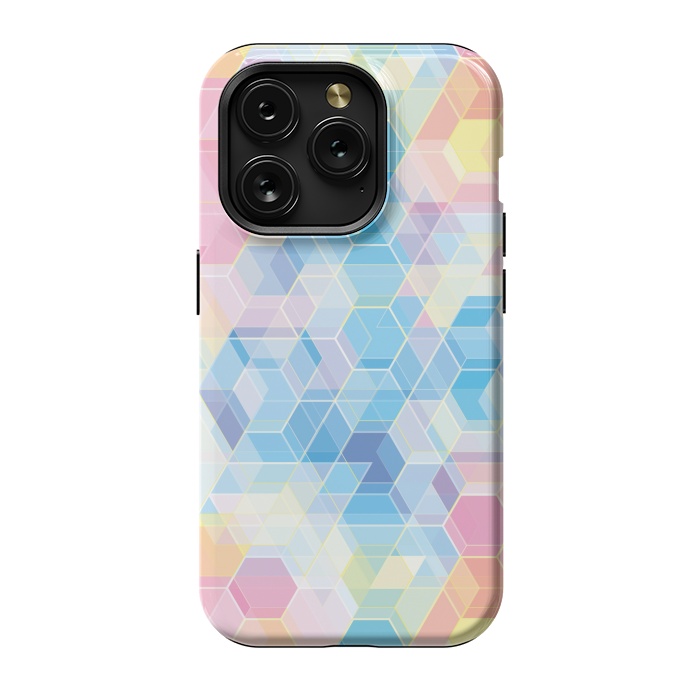 iPhone 15 Pro StrongFit Hexagons by M.O.K.