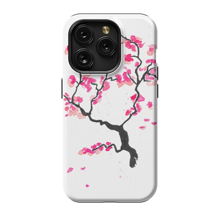 iPhone 15 Pro StrongFit Cherry Blossoms by Amaya Brydon
