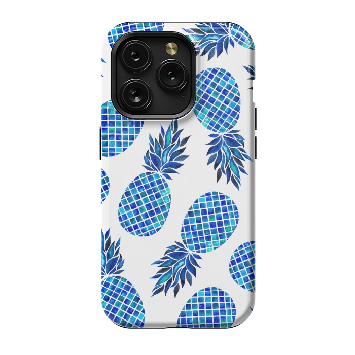 iPhone 15 Pro StrongFit Sea Pineapples by Amaya Brydon
