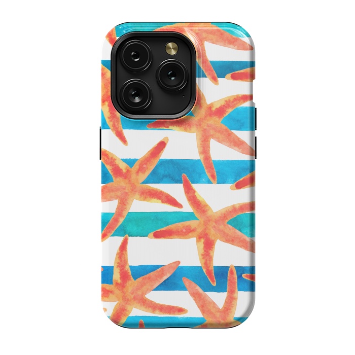 iPhone 15 Pro StrongFit Starfish Tropics by Amaya Brydon