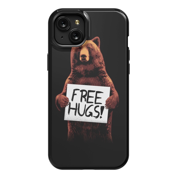 iPhone 15 Plus StrongFit Free Hugs by Mitxel Gonzalez
