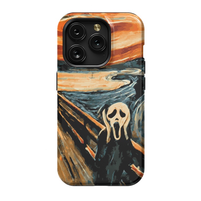 iPhone 15 Pro StrongFit The Scream by Mitxel Gonzalez