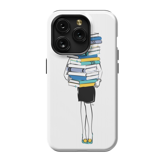 iPhone 15 Pro StrongFit Book Worm by Martina