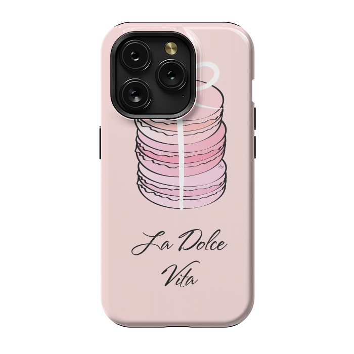 iPhone 15 Pro StrongFit Macarons Life  by Martina
