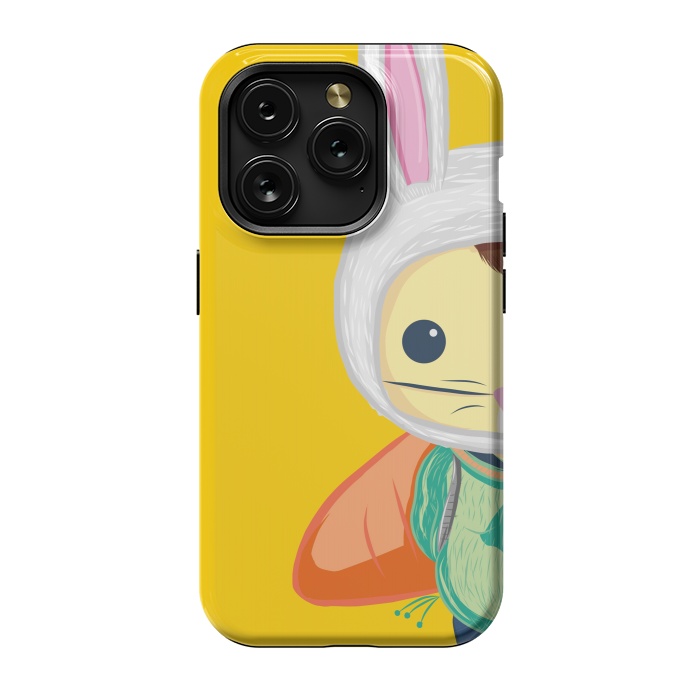 iPhone 15 Pro StrongFit Little Bunny by Alejandro Orjuela