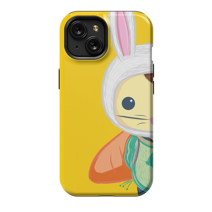 iPhone 15 StrongFit Little Bunny by Alejandro Orjuela