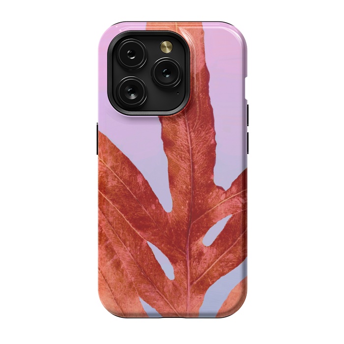 iPhone 15 Pro StrongFit Red Fern Pantone by ANoelleJay