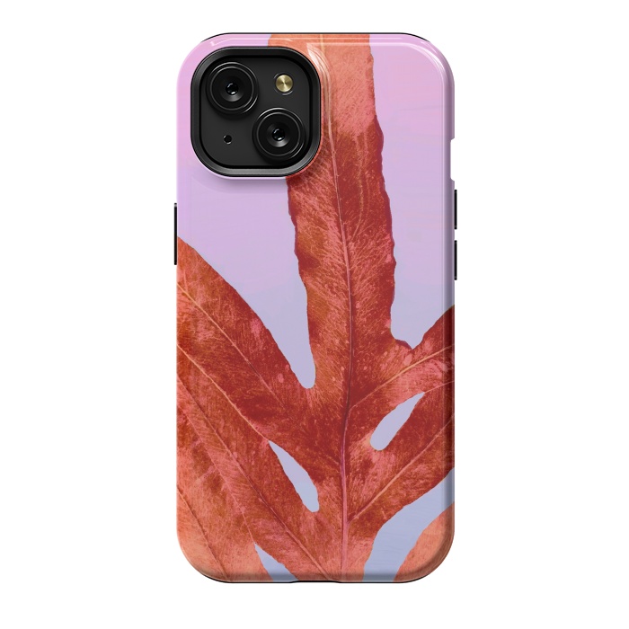 iPhone 15 StrongFit Red Fern Pantone by ANoelleJay