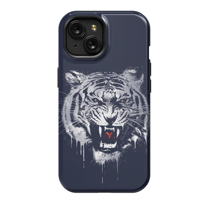 iPhone 15 StrongFit Melting Tiger by Steven Toang