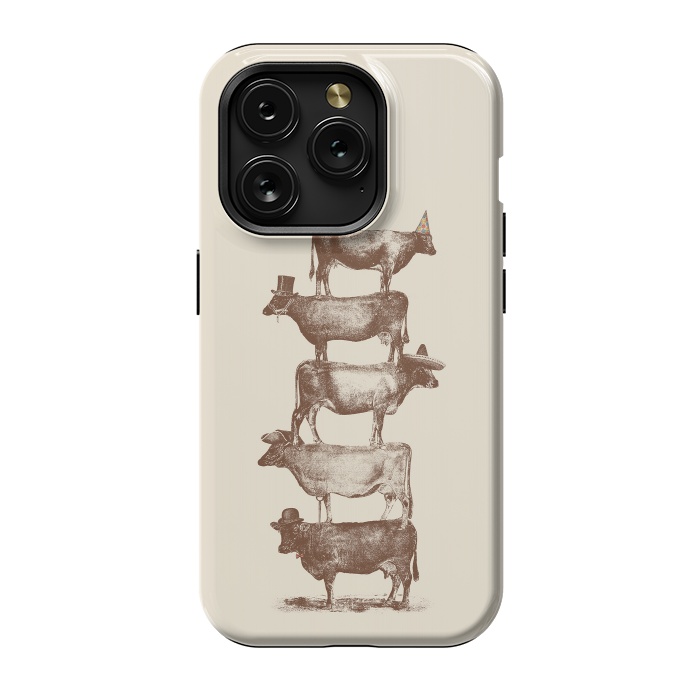 iPhone 15 Pro StrongFit Cow Cow Nuts by Florent Bodart