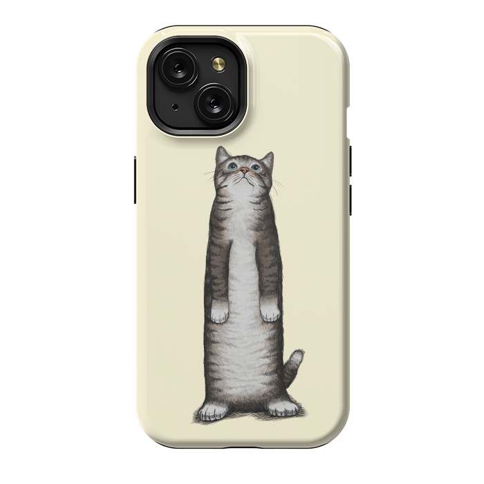 iPhone 15 StrongFit Look Cat by Tummeow
