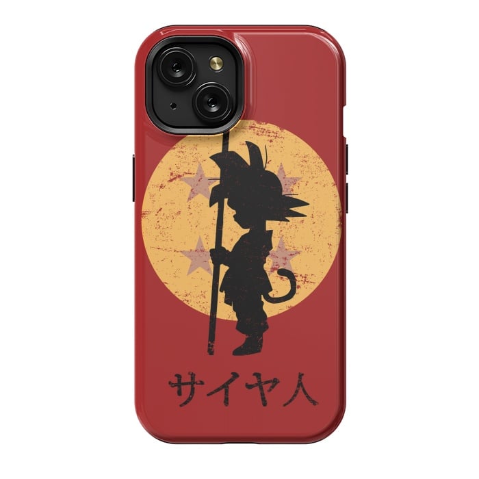 iPhone 15 StrongFit Looking for the dragon balls by Denis Orio Ibañez