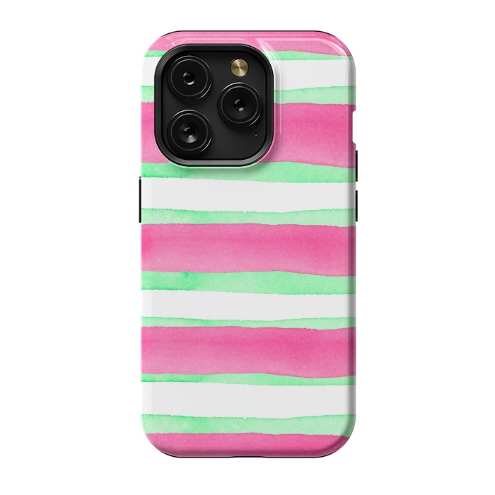 iPhone 15 Pro StrongFit Peppermint Candy by Amaya Brydon