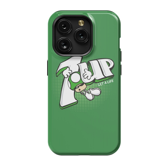 iPhone 15 Pro StrongFit 1UP Get a Life by Samiel Art
