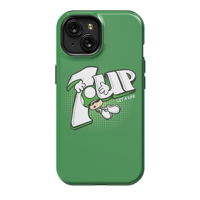 iPhone 15 StrongFit 1UP Get a Life by Samiel Art
