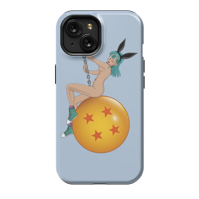 iPhone 15 StrongFit Bunny Ball ( Nude) by Samiel Art