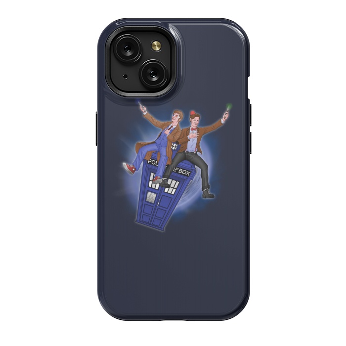 iPhone 15 StrongFit THE DOCTOR'S TIMEY-WIMEY ADVENTURE by SKULLPY