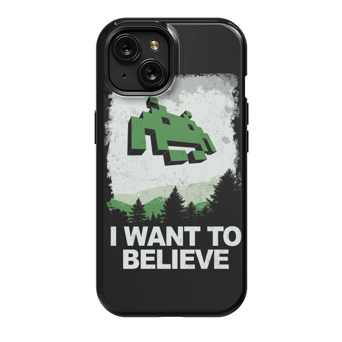 iPhone 15 StrongFit I WANT TO BELIEVE by SKULLPY