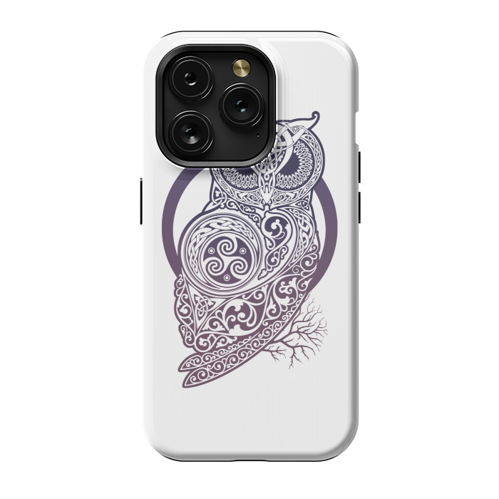 iPhone 15 Pro StrongFit CELTIC OWL by RAIDHO