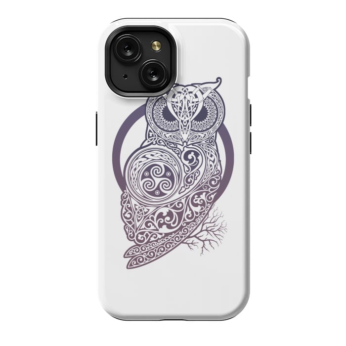 iPhone 15 StrongFit CELTIC OWL by RAIDHO