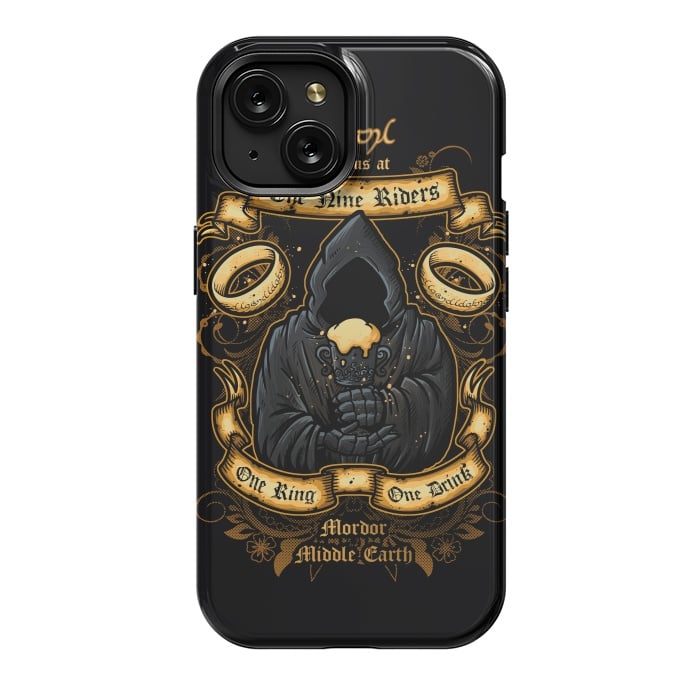 iPhone 15 StrongFit The Nine Tavern by Q-Artwork