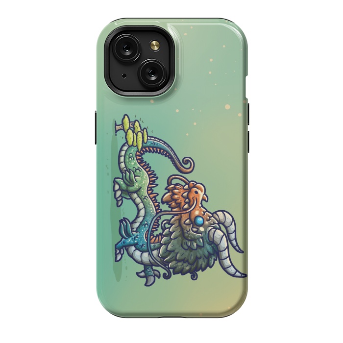 iPhone 15 StrongFit Cute Chinese Dragon by Q-Artwork