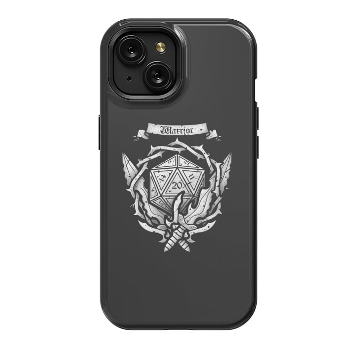 iPhone 15 StrongFit Warrior Crest by Q-Artwork