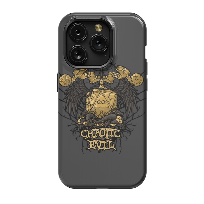 iPhone 15 Pro StrongFit Chaotic Evil by Q-Artwork