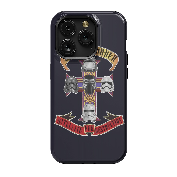 iPhone 15 Pro StrongFit SATELLITE FOR DESTRUCTION by SKULLPY