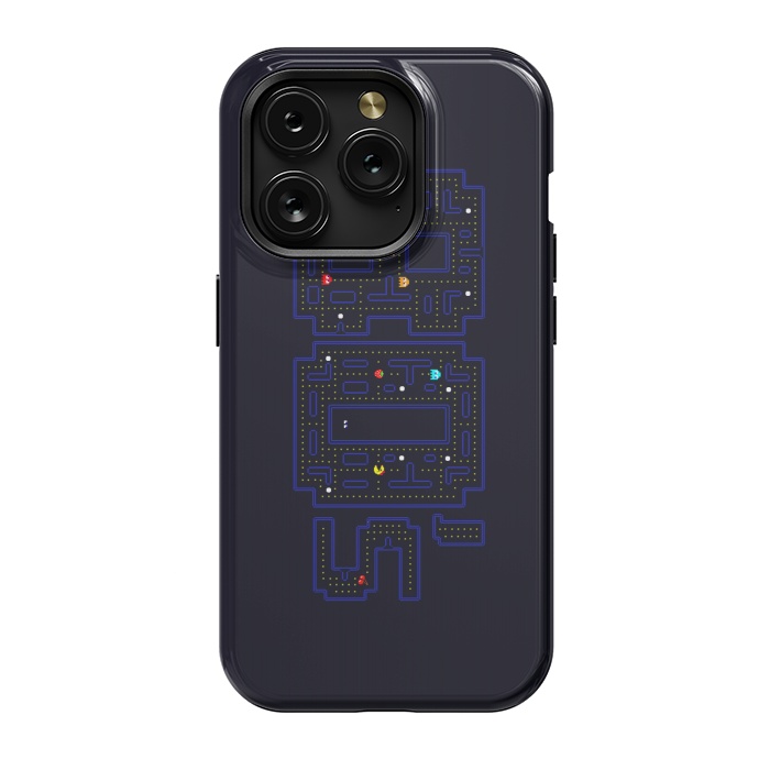 iPhone 15 Pro StrongFit FEELING 80'S - PACMAN by SKULLPY