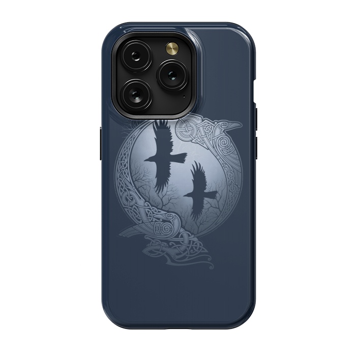 iPhone 15 Pro StrongFit ODIN'S RAVENS by RAIDHO