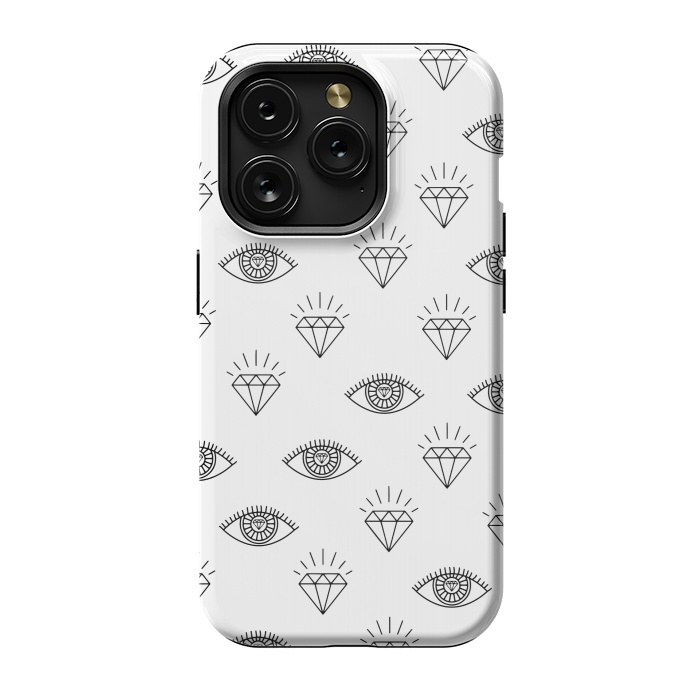 iPhone 15 Pro StrongFit Diamond Eyes by Uma Prabhakar Gokhale