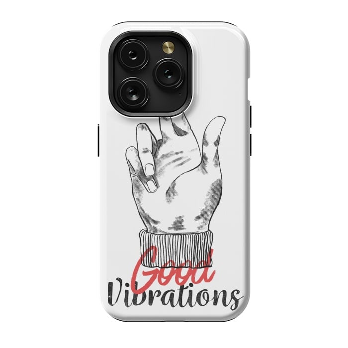iPhone 15 Pro StrongFit Good Vibrations by Ilustrata
