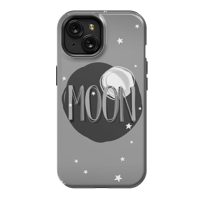iPhone 15 StrongFit Bright Moon & Stars by Dellán