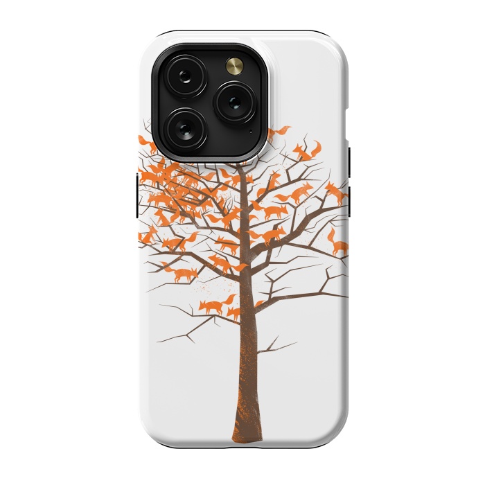 iPhone 15 Pro StrongFit Blazing Fox Tree by 38 Sunsets