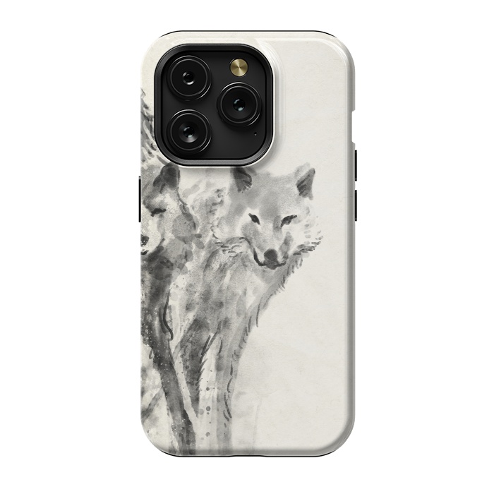 iPhone 15 Pro StrongFit Wild Wolf by 38 Sunsets