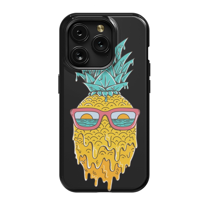 iPhone 15 Pro StrongFit Pineapple Summer by Coffee Man