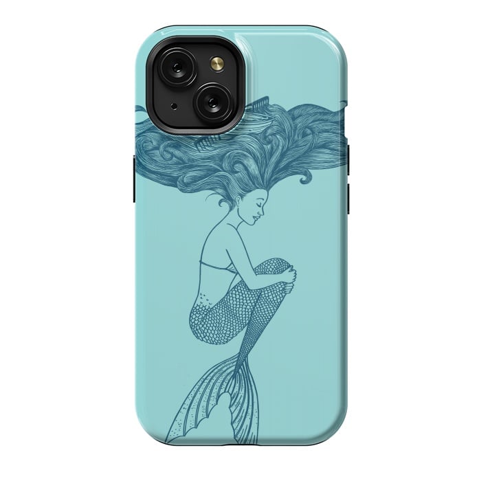 iPhone 15 StrongFit Mermaid Hairs by Coffee Man