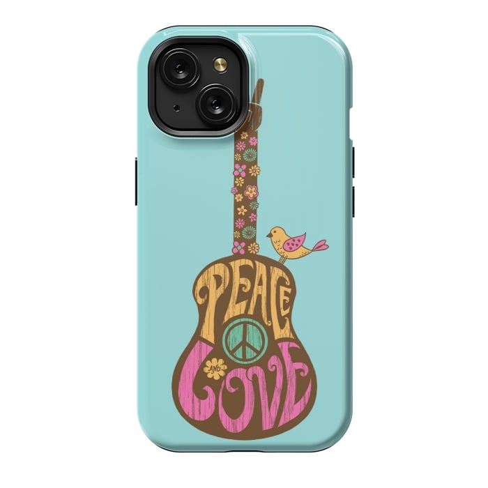 iPhone 15 StrongFit Peace and love by Coffee Man