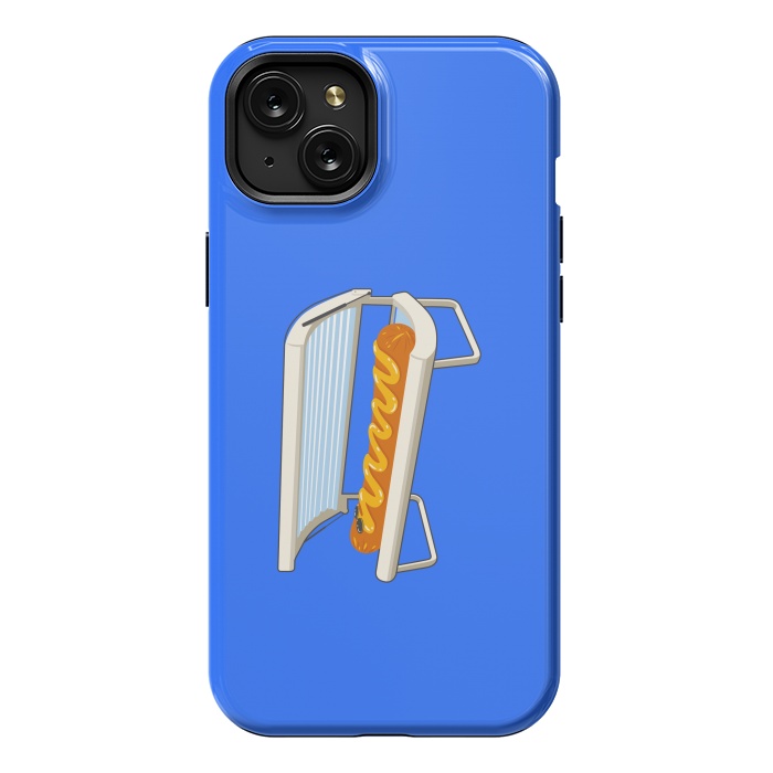 iPhone 15 Plus StrongFit Hotdog by Xylo Riescent