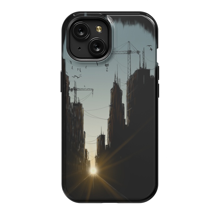 iPhone 15 StrongFit Concrete Jungle by Alwin Aves