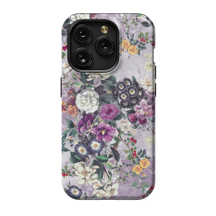 iPhone 15 Pro StrongFit Floral Pattern by Riza Peker