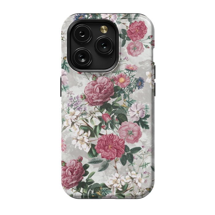 iPhone 15 Pro StrongFit Floral Pattern III by Riza Peker