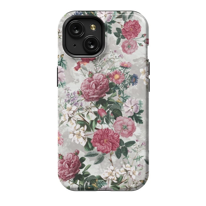 iPhone 15 StrongFit Floral Pattern III by Riza Peker