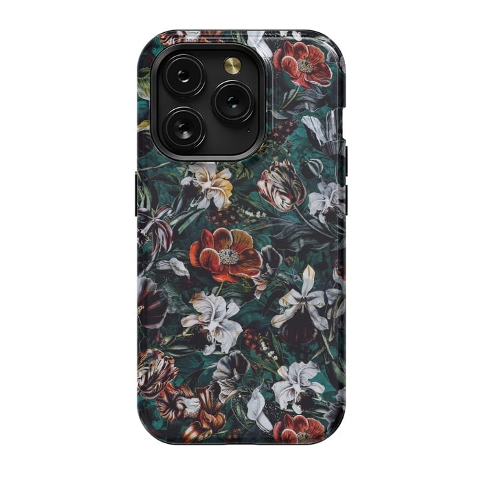 iPhone 15 Pro StrongFit Floral Pattern VI by Riza Peker