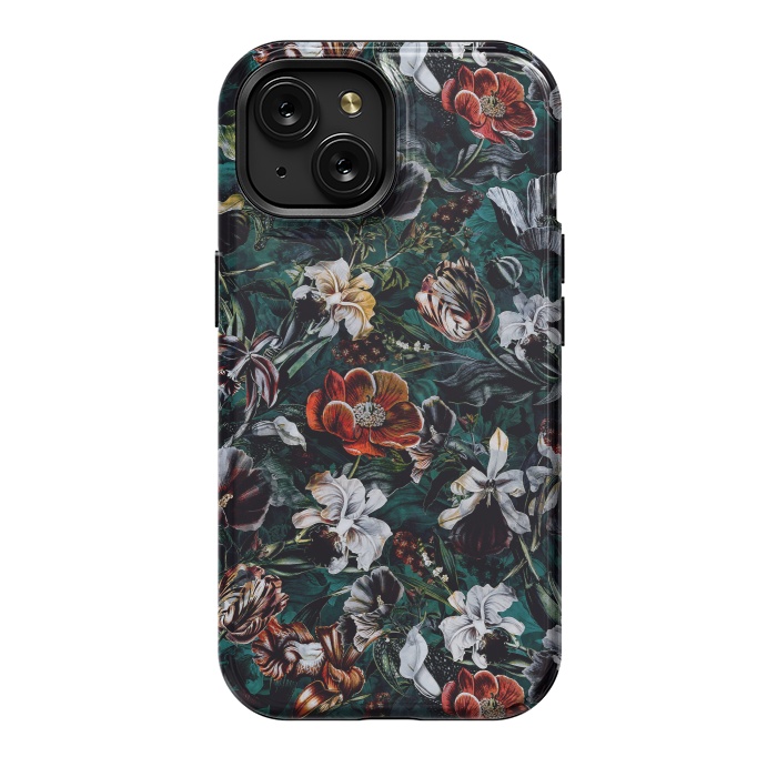 iPhone 15 StrongFit Floral Pattern VI by Riza Peker